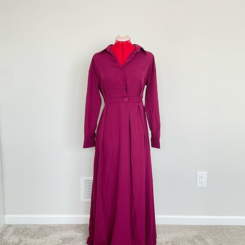 Magenta Maxi Dress